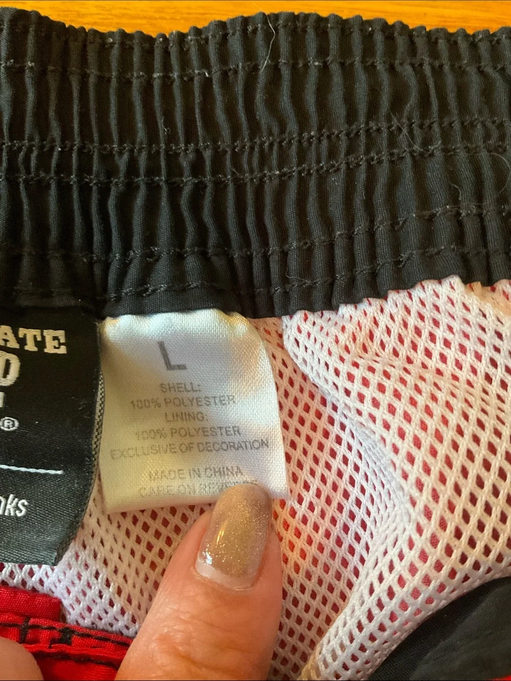Men’s Size Large Ohio State Lined Swim Trucks, Great Condition!
